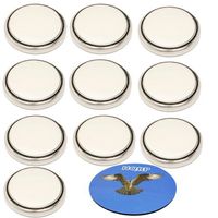 HQRP 10-Pack Battery for Lexus intelligent key fits 2003-2006 LEXUS SC430 UZZ40 Second gen plus Coaster