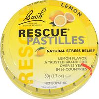 Bach Rescue Remedy Pastilles - Lemon - 50 grm - Case of 12