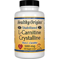 Healthy Origins L-Carnitine Crystalline 500 mg Liquid Capsules, 180 Count