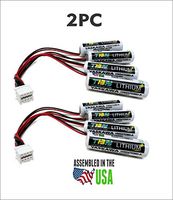 2PC YASKAWA HW0470360-A, PLC Replacement Battery for Motoman Robot 149689-1