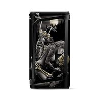 Skin Decal Vinyl Wrap for Smok Morph 219 Kit | Vape Stickers Skins Cover| Biker Skeleton Full Moon Tattoo
