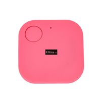 Pink Square Tile Style iTag Bluetooth 4.0 Anti Lost Alarm Key Object Finder/Bluetooth Self-Timer Remote Shutter Controller Compatible with iPhones iPad Air Mini Android Samsung Galaxy