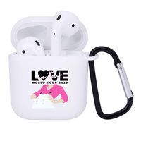 ForUBeauty Harry Style Airpods Case, Protective TPU Case with Carabiner for AirPods 1/2 Charging Box(H01)
