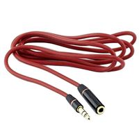 Xuanhemen Red 3.5mm Male to Female Headphone Extension Cable 3.5mm Aux Cable Audio Extender Cord for Computer Smartphone