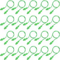 20 Pairs Corded Ear Plugs Reusable Silicone Earplugs Sleep Noise Cancelling for Hearing Protection (Color 4)