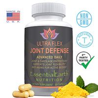 EssentialEarth Nutrition UltraFlex Joint Defense for Men Women - Glucosamine + Chondroitin Tumeric MSM & Boswellia - Natural Inflammatory Response Lubrication Health & Mobility Support for Aches Pain