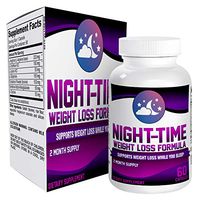 2-Month Nighttime Weight Loss Pills - Supplements - Night Time Fat Burner Supplement - 60 Capsules