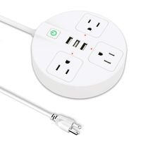 YAGALA Smart Power Strip, WiFi Surge Protector with Switch Control, 3 Individually Controlled Smart AC Plugs & 3 USB Fast Charging Ports, Compatible with Alexa and Google Home Voice Control