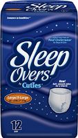 Prevail Adult Underwear, "SLEEP OVERS" for OLDER CHILDREN, Size Large/X-Large, Case of 48 Briefs (230-3154)