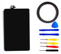 New Replacement Parts for Amazon Kindle Fire 7 5th SV98LN Glass Touch Screen Digitizer + Repair Tool Kit (Black)