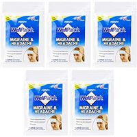 WellPatch Migraine Cooling Headache Pads-4ct (Pack of 5)