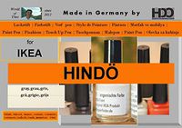 Q-Pen HDO Touch Up Paint for IKEA Hindö grey gray gris