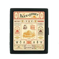 Metal Cigarette Case Vintage Poster D-026 Bees & Honey