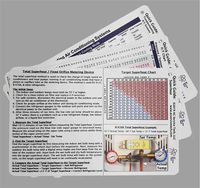 HVAC Quick Reference Cards for Refrigerant Charging and Troubleshooting