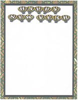 Happy New Year Hot Air Balloons Stationery Printer Paper 26 Sheets