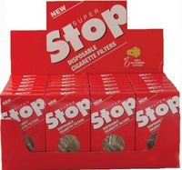 Super Stop Disposable Cigarette Filters - 40 Packs