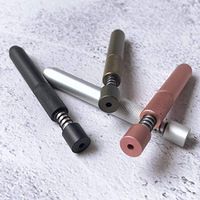 4 pc 3-inch Metal Novelty Fake Cigarette, Metal Hitter Tobacco accessorie (3 Inch)