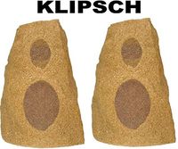 Klipsch AWR-650-SM Sandstone Outdoor Rock Speakers (Pair)