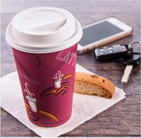 SOLO TLP316-0007 White Traveler Plastic Lid, For SOLO Paper Hot Cups, (Case of 1000)