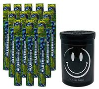 Herb Airtight Container Fresh Kettle with Cyclones Blueberry Hemp Cones 12 Count DC Crafts Nation- Happy Face