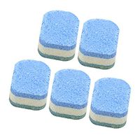 SERTG 5Pcs Automatic Bleach Toilet Bowl Tank Cleaner Blue Tablets Flush Cleaner