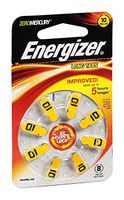Energizer AZ10DP8 1.4 Volt 10 Hearing Aid Batteries 8Ct. 6pk