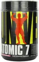 Universal Nutrition - Atomic 7 Enhanced BCAA Supplement - 8g BCAA with 2g Glutamine, 1g Citrulline Malate, 500mg L-Taurine - Rockin' Razz Lemonade - 70 Servings