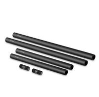 SMALLRIG 15mm Rods Pack with M12 Thread Rod Cap Connectors Aluminum Alloy Rods Combination for for Rig Mattebox Follow Focus 15mm Rod System - 1659