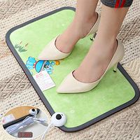 Office Warm Feet Fast-Heating Heating Foot Pad Mat, Foot Switch Design Feet Warming Heater, Electric Heating Pad Warm Feet,S