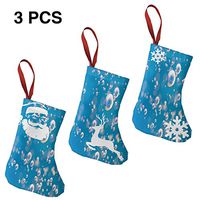 Christmas Stockings Blue Bubble Vintage Xmas Socks for Personalized Family Holiday