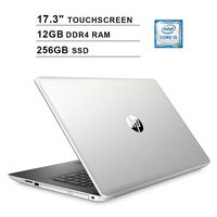 2020 Newest HP Pavilion 17.3 Inch Touchscreen Laptop (Intel 4-Core i5-8265U up to 3.9GHz, 12GB DDR4 RAM, 256GB SSD, Intel UHD 620, WiFi, Bluetooth, HDMI, Webcam, DVD, Windows 10 Home) (Silver)
