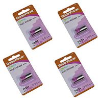 HQRP 4-Pack 6-Volt Battery for Innotek SD-2000 SD-2000E SD-2000-22 Receiver Dog Collar + Coaster