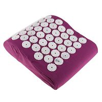 Lotus Spikes Acupuncture Pillow - 6 Color to Choose - Neck, Lower Back, Muscle Tension Stiff Relief - Deep Relaxation - Purple, as described