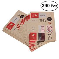 OULII Valentine's Day Gift Tag Stickers,JUST FOR YOU Present Tags Labels Self Adhesive Labels Decals for New Year Valentine's Birthday Wedding Favor 30 Sheets/390pcs