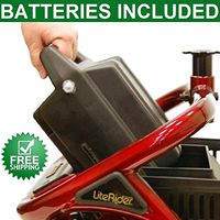 Literider Scooter, PTC, Envy Battery Pack with Batteries Installed - Golden Technologies Model#'s GL110, GL111, GL140, GL141, GP160, GP162 (18 amp)