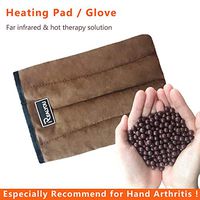 Healthy Heating Pad, Arthritis Pain Relief Glove - Reusable Microwavable Moist Warm Therapy Heating Pads for The Hands, Relieve for Carpal Tunnel Arthritis Pain and Therapy Finger Stiff - Coffee