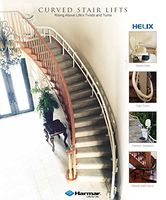 Electropedic SOS Mobility Harmar Helix CSL500 Indoor Curved Stair Lift