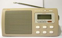 Sony Liv Portable 4-Band TV/Weather/FM/AM Clutch Radio ICF-M410LIV3