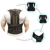 Back Brace Working Support Lumbar Belt Adjustable Straps Pain Relief Improves Posture and Provides for Lower and Upper Back Pain Women Men Daily Care (XL)