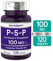 Horbaach P5P Activated Vitamin B6 100 mg 120 Tablets | Vegetarian, Non-GMO, Gluten Free | Pyridoxal-5-Phosphate | Coenzymed Vitamin B6