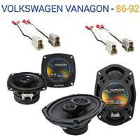 Compatible with Volkswagen Vanagon 1986-1992 OEM Speaker Upgrade Harmony R4 R69 Package New