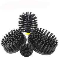 Mikkar 4Pcs Grout Power Scrubber Cleaning Brush Tub Cleaner Combo Tool Kit