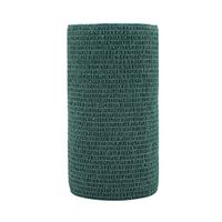 COMOmed Self Adherent Cohesive Bandage Latex FDA Approved 4"x5 Yards First Aid Bandages Stretch Sport Wrap Athletic Tape for Wrist Ankle Sprain and Swelling,Dark Green(3 Rolls)