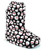 My Recovers Walking Boot Cover for Fracture Boot, Fashion Cover in Skulls, Short Boot, Made in USA, Orthopedic Products Accessories (Medium)