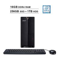2019 Newest Acer Aspire TC 885 Desktop (8th Gen Intel 6-Core i5-8400 up to 4.0 GHz, 16GB DDR4 RAM, 256GB SSD (Boot) + 1TB HDD, Intel UHD Graphics 630, WiFi, Bluetooth, HDMI, Windows 10 Home)