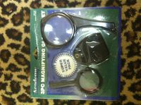 3 Pc Magnifying Glass Set