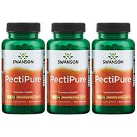 Swanson Pectipure Modified Citrus Pectin 600 Milligrams 60 Capsules 3 Pack