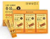 [Gangwoninsam] Korean Red Ginseng Extract Sweet Good Daily Stick 30 Count – Contains 6 Year Korean Red Ginseng Extract, Healthy Korean Food, Individually Packaged, 0.35 fl. oz (10ml), 3 X 10-Count Box