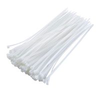 Multi-Purpose Cable Tie Cable Zip Ties,101Packs Self-Locking Inch Width 0.14inch Nylon Cable Ties,Perfect for Home,Office,Garage and Workshop (White)