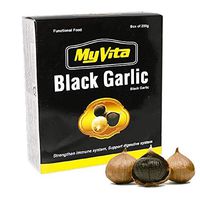 MyVita Black Garlic 100% from Fresh Solo Garlic Made in Vietnam Strengthen Immune System, Support Digestive System (200g/7.05oz)